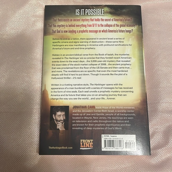 The Harbinger by Jonathan Cahn-paper back, new with tags - Picture 2 of 10